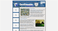 Desktop Screenshot of contacondominio.com.br